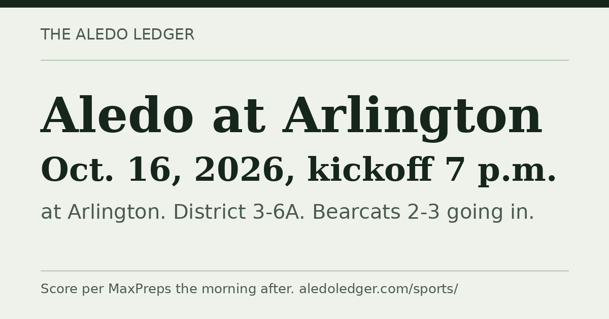 Aledo vs Arlington score: Bearcats win 42-28